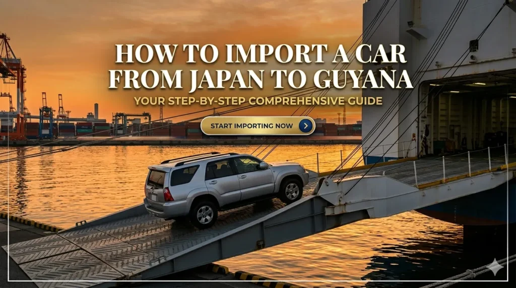How to Import a Car from Japan to Guyana — Complete Guide 2026