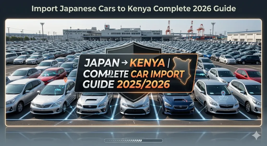 Import Japanese Cars to Kenya Complete 2026 Guide | KRA Duty, KEBS Rules & Full Process