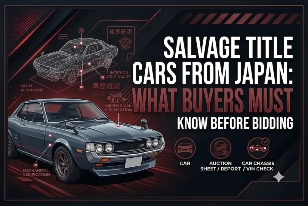 Salvage Title Cars from Japan: What Buyers Must Know Before Bidding